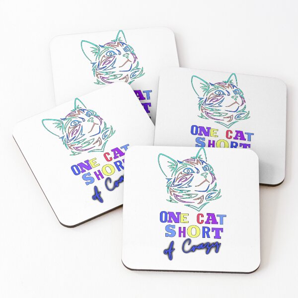 Item preview, One cat short of crazy blue designed and sold by AmonRa16.