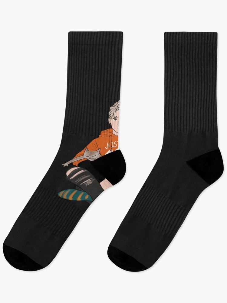 Thumbnail 1 of 5, Socks, 1 cat dad Sticker designed and sold by RENEJASS.