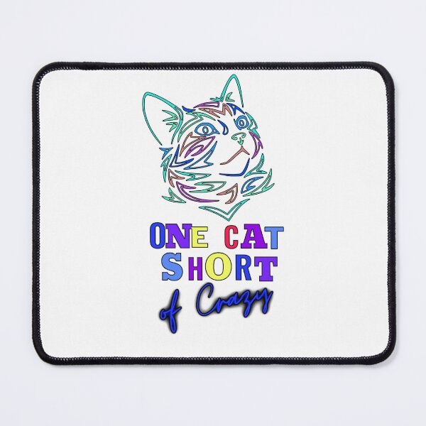 Item preview, One cat short of crazy blue designed and sold by AmonRa16.