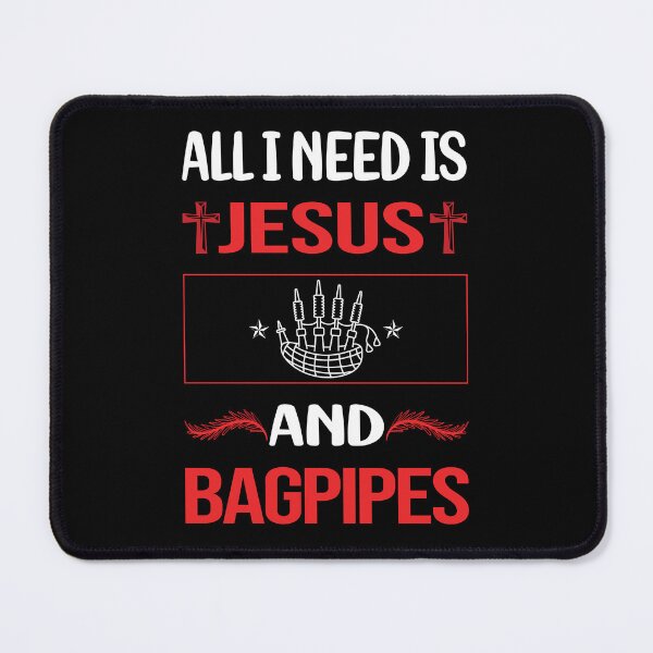 Item preview, Funny Jesus Bagpipe Bagpipes Bagpiper designed and sold by FifineCroteau.