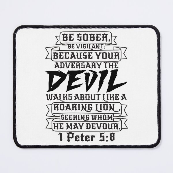 Item preview, 1 Peter 5:8 designed and sold by plushism.