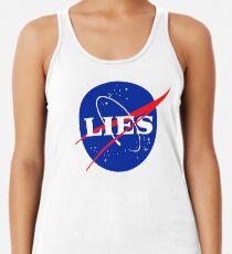 Die NASA lügt LOGO Tanktop für Frauen