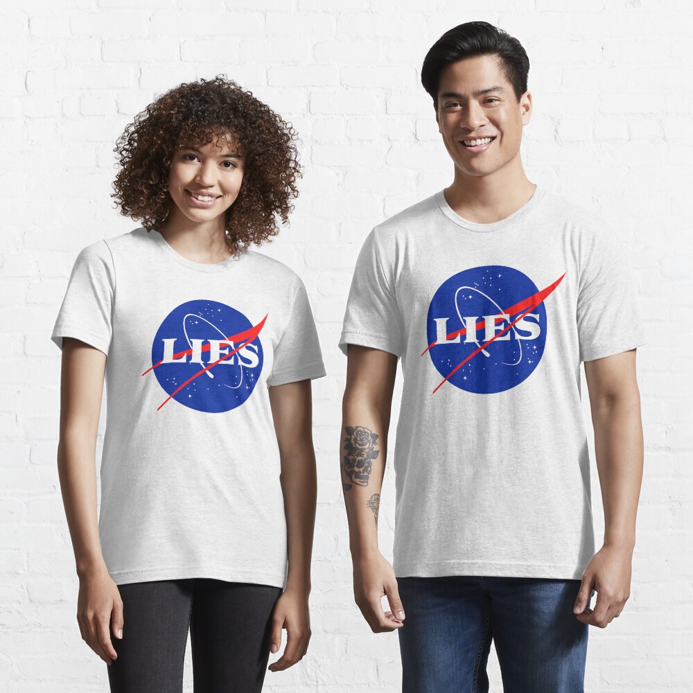 NASA LIES LOGO Essential T-Shirt