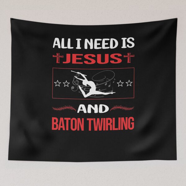 Item preview, Funny Jesus Baton Twirling Twirl Twirler designed and sold by FifineCroteau.