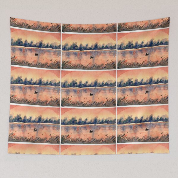 Item preview, Sunset by the lake designed and sold by Lukasz Bojke.
