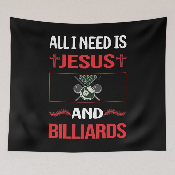Item preview, Funny Jesus Billiards designed and sold by FifineCroteau.