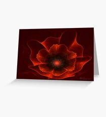 Apo Oriental Poppy Greeting Card