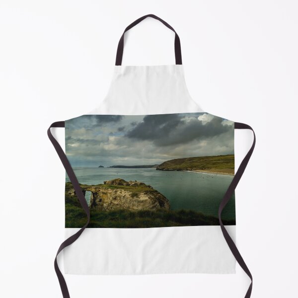 Item preview, Moody, atmospheric day in Perranporth in Cornwall designed and sold by MichaelBShannon.