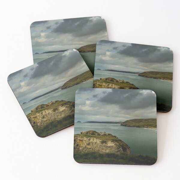 Item preview, Moody, atmospheric day in Perranporth in Cornwall designed and sold by MichaelBShannon.