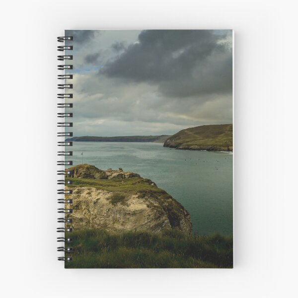 Item preview, Moody, atmospheric day in Perranporth in Cornwall designed and sold by MichaelBShannon.