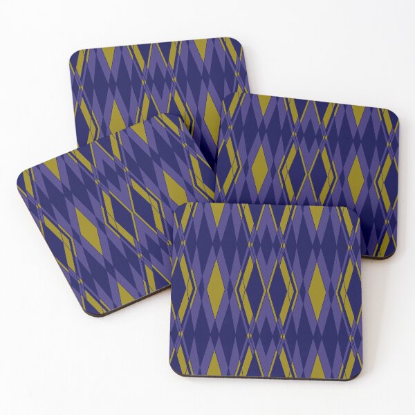 Item preview, Blue yellow purple geometric texture  designed and sold by HiTheejay.