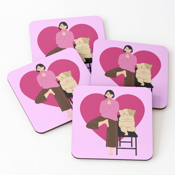 Item preview, All I Need Is Love And Yoga And A Cat designed and sold by g v.