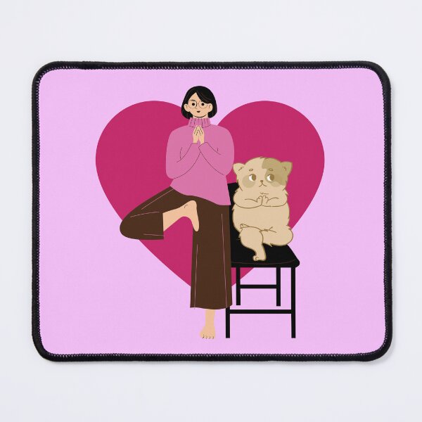 Item preview, All I Need Is Love And Yoga And A Cat designed and sold by g v.