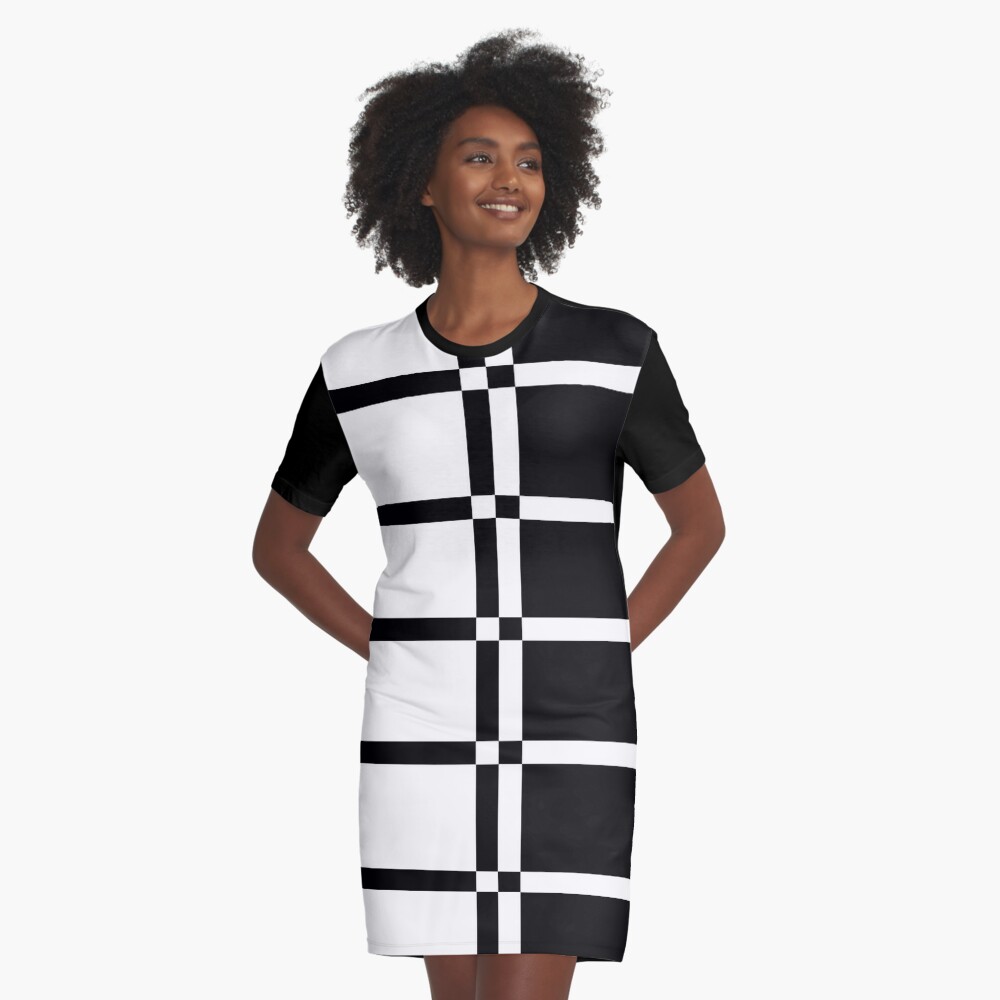 two tone mod dress