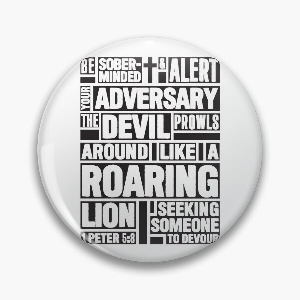 Item preview, 1 Peter 5:8 Your Adversary the Devil designed and sold by plushism.