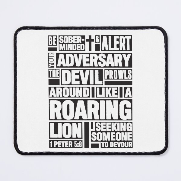 Item preview, 1 Peter 5:8 Your Adversary the Devil designed and sold by plushism.