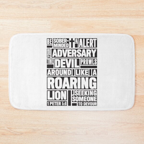 Item preview, 1 Peter 5:8 Your Adversary the Devil designed and sold by plushism.