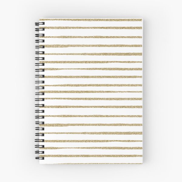 Item preview, White Gold Brush Strokes Stripes designed and sold by InovArtS.