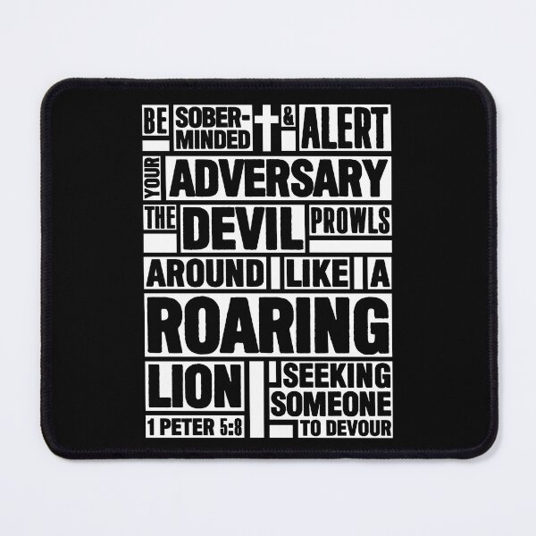 Item preview, 1 Peter 5:8 Your Adversary the Devil designed and sold by plushism.