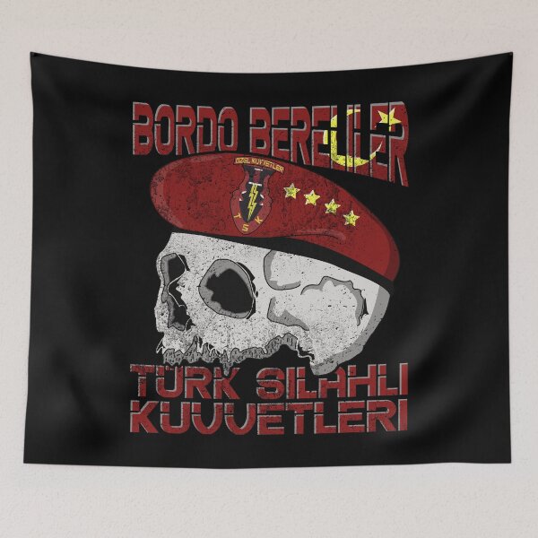 Item preview, Turkish Special Forces Bordo Bereliler Turkey Özel Kuvvetler #1330 designed and sold by Rare-Militia.