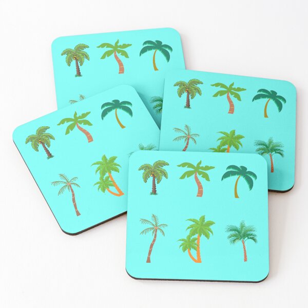 Item preview, Tropical Palm Trees Beach Vacation Set designed and sold by SYNTASTIC.