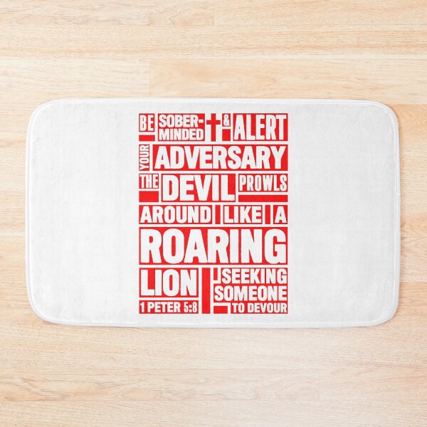 Item preview, 1 Peter 5:8 Your Adversary the Devil designed and sold by plushism.