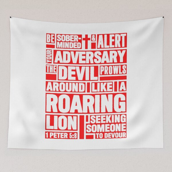 Item preview, 1 Peter 5:8 Your Adversary the Devil designed and sold by plushism.