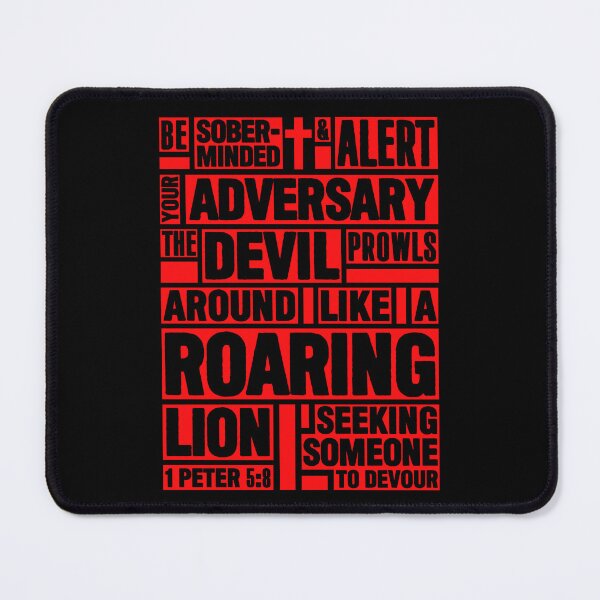 Item preview, 1 Peter 5:8 Your Adversary the Devil designed and sold by plushism.