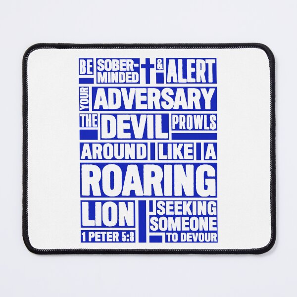 Item preview, 1 Peter 5:8 Your Adversary the Devil designed and sold by plushism.