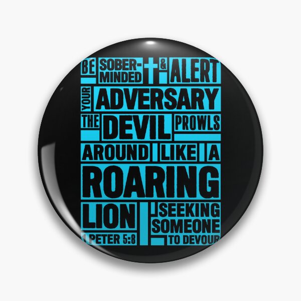 Item preview, 1 Peter 5:8 Your Adversary the Devil designed and sold by plushism.