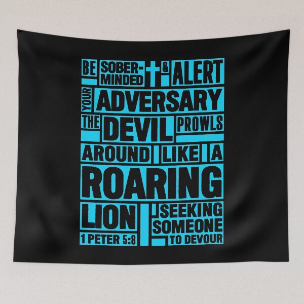 Item preview, 1 Peter 5:8 Your Adversary the Devil designed and sold by plushism.