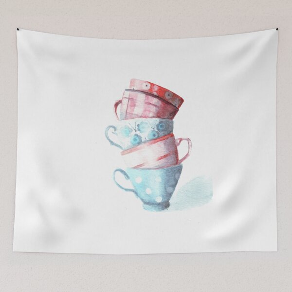Item preview, Teacup Tower designed and sold by HelgaMcLeod.