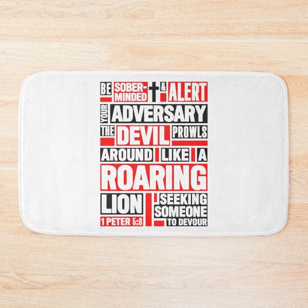 Item preview, 1 Peter 5:8 Your Adversary the Devil designed and sold by plushism.