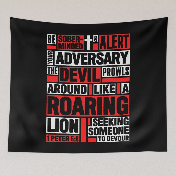 Item preview, 1 Peter 5:8 Your Adversary the Devil designed and sold by plushism.