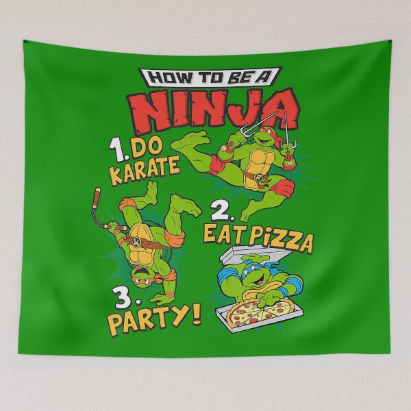 Item preview, Ninja Turtles Do Karate Eat Pizza And Party designed and sold by NilsaUS.