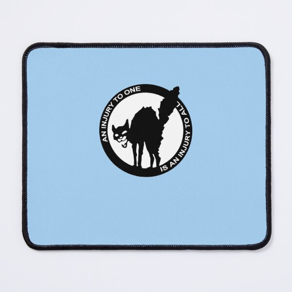 Item preview, AN Injury To One Is An Injury To All - Anarcho-Syndicalist Logo Sticker designed and sold by DannyNowack.