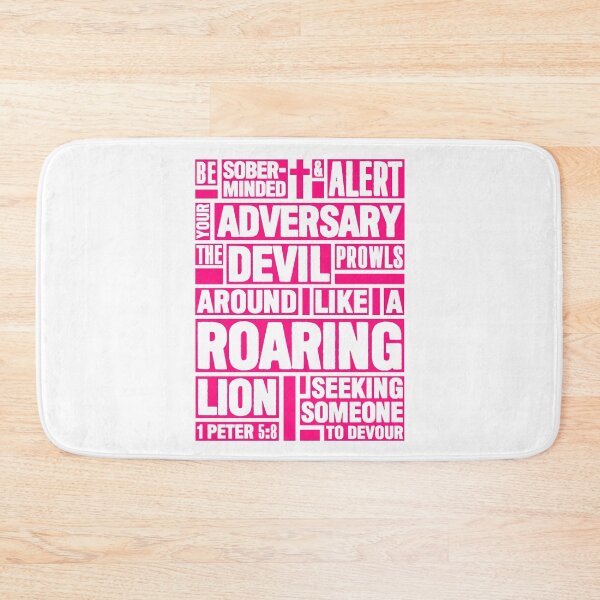 Item preview, 1 Peter 5:8 Your Adversary the Devil designed and sold by plushism.