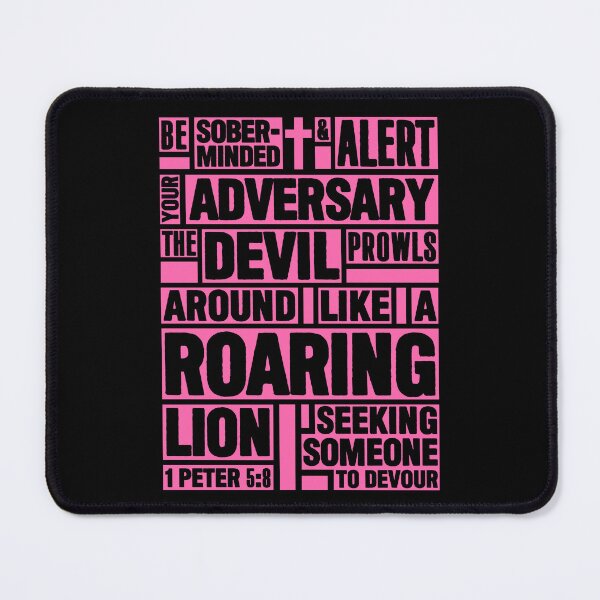 Item preview, 1 Peter 5:8 Your Adversary the Devil designed and sold by plushism.