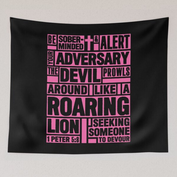 Item preview, 1 Peter 5:8 Your Adversary the Devil designed and sold by plushism.