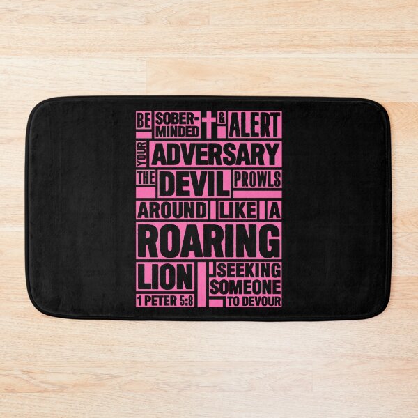 Item preview, 1 Peter 5:8 Your Adversary the Devil designed and sold by plushism.