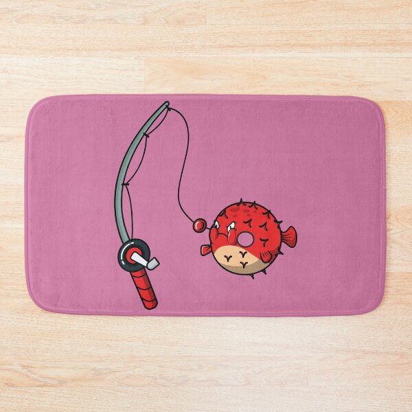 Item preview, Hunting donut blow fish with a fishing rod designed and sold by Donutlovers.