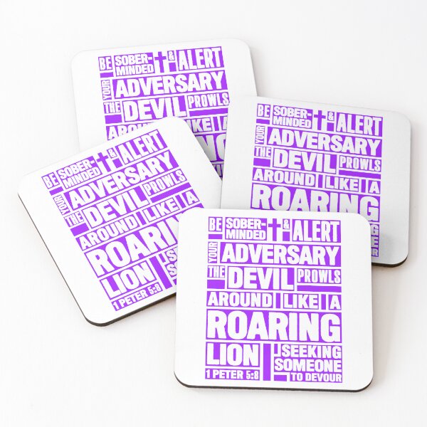 Item preview, 1 Peter 5:8 Your Adversary the Devil designed and sold by plushism.