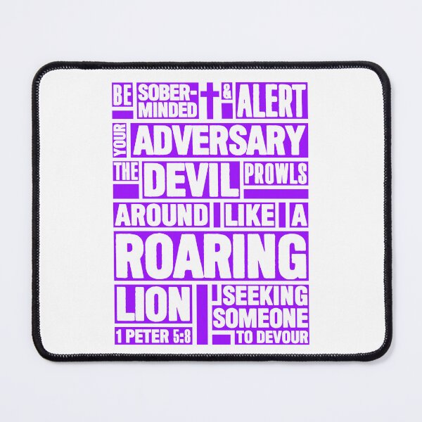 Item preview, 1 Peter 5:8 Your Adversary the Devil designed and sold by plushism.