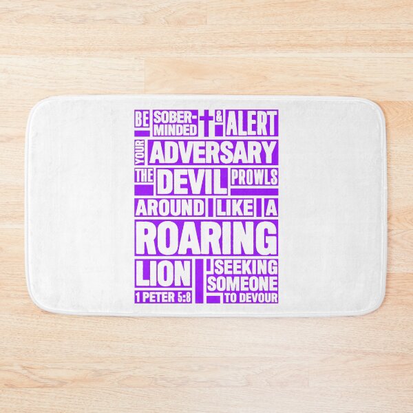 Item preview, 1 Peter 5:8 Your Adversary the Devil designed and sold by plushism.