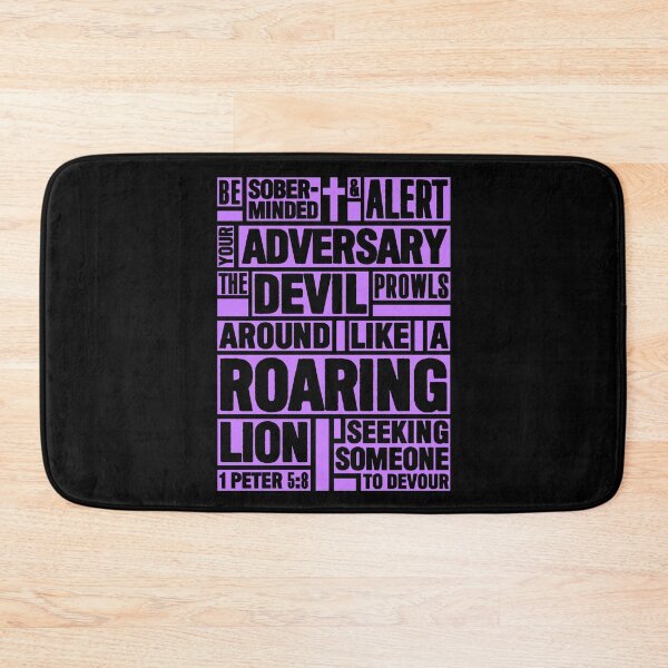 Item preview, 1 Peter 5:8 Your Adversary the Devil designed and sold by plushism.