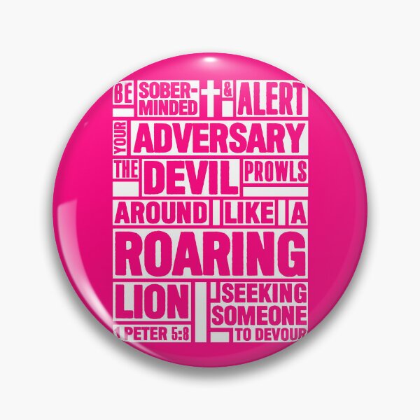 Item preview, 1 Peter 5:8 Your Adversary the Devil designed and sold by plushism.