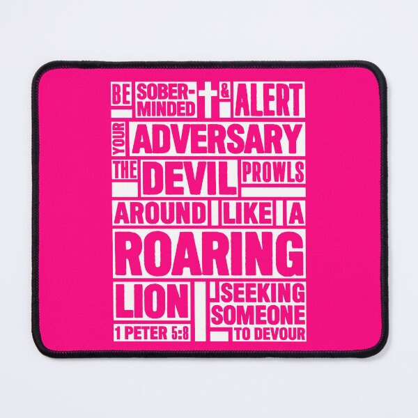 Item preview, 1 Peter 5:8 Your Adversary the Devil designed and sold by plushism.
