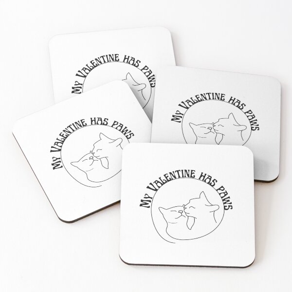 Item preview, My Valentine Has Paws designed and sold by PotluckPrints.