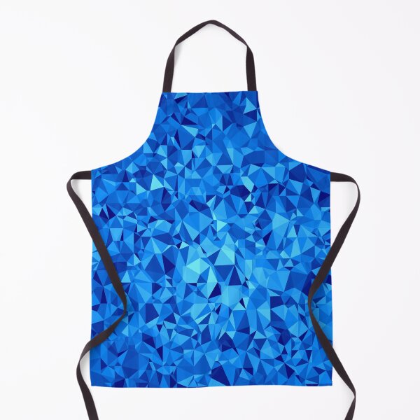 Item preview, Rich Earthy Abstract Ocean Beach Sea Mosaic Pattern Blue Crystal designed and sold by PotluckPrints.