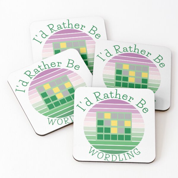Item preview, Wordle-I'd Rather be Wordling-Wordle Gamer designed and sold by Spiritualish.